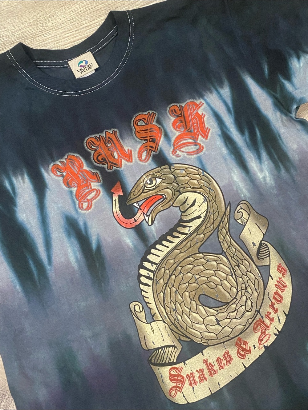 Rush Snakes & Arrows 2007 Tour Shirt Liquid Blue L - Picture 5 of 9
